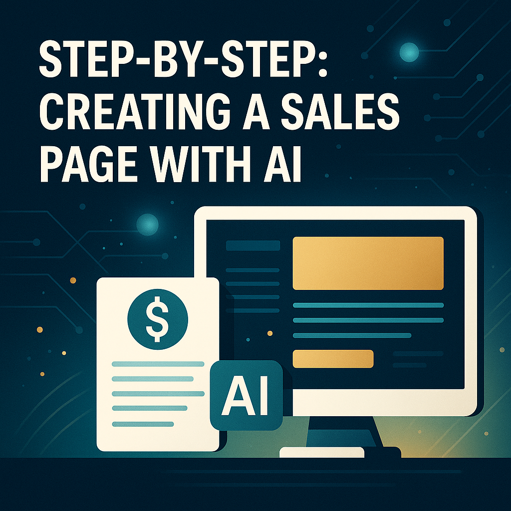 Step-by-Step: Creating a Sales Page with AI
